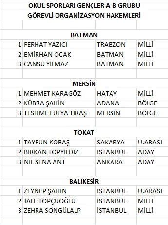 OKUL SPORLARI KARATE MÜSABAKALARI